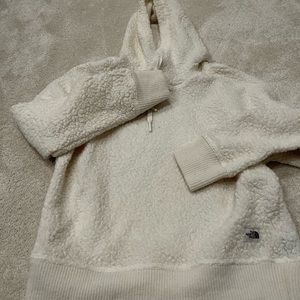 New in bag, never worn. Pet/smoke free home. Ivory colored LS hoodie.